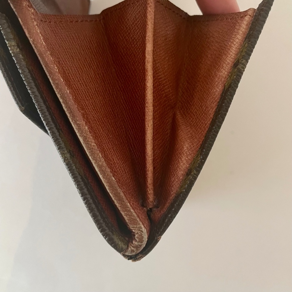 Louis Vuitton Monogram Elise Double Sided Snap Wallet LV Vintage - Picture 15 of 16